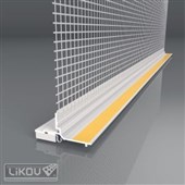 LIKOV LS3-200 lišta okenní začišťovací 3D s flexibilní smyčkou a skl. tk. 100mm délka 2,4m